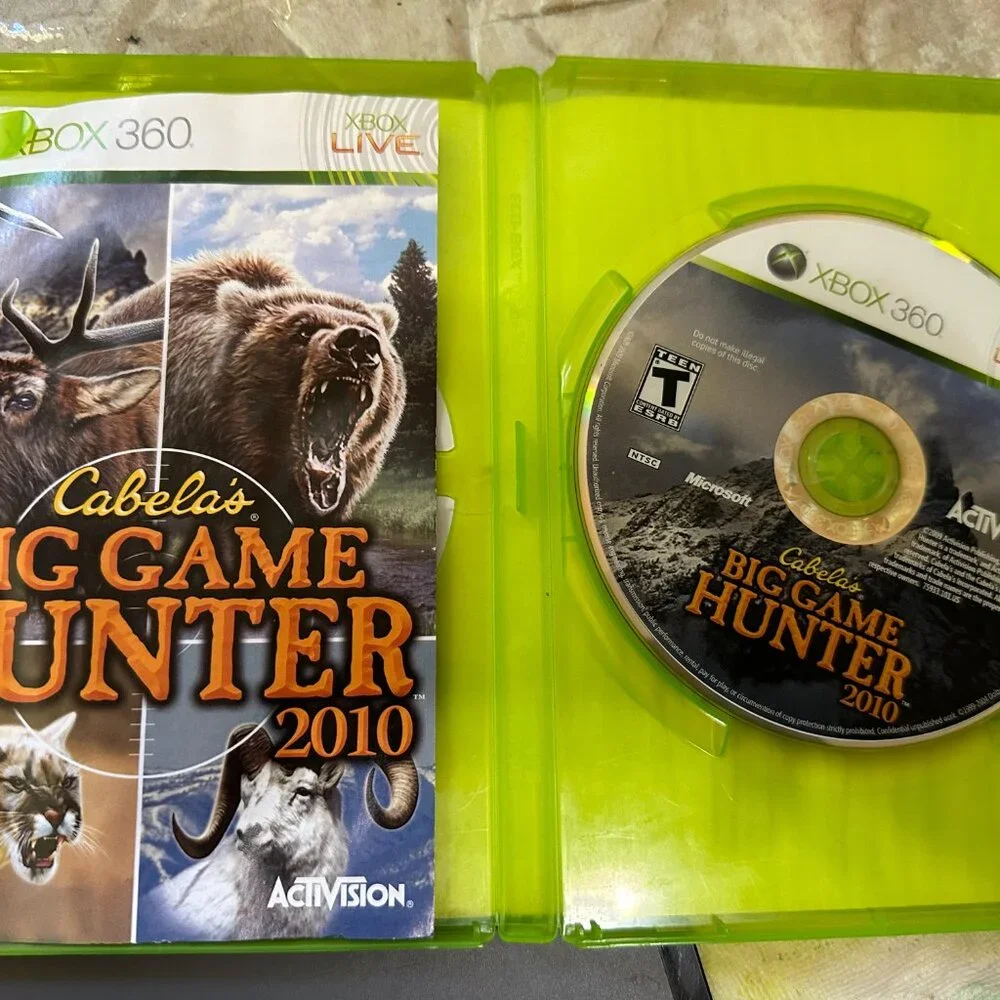 Cabela's Big Game Hunter 2010 Xbox 360 Game CIB